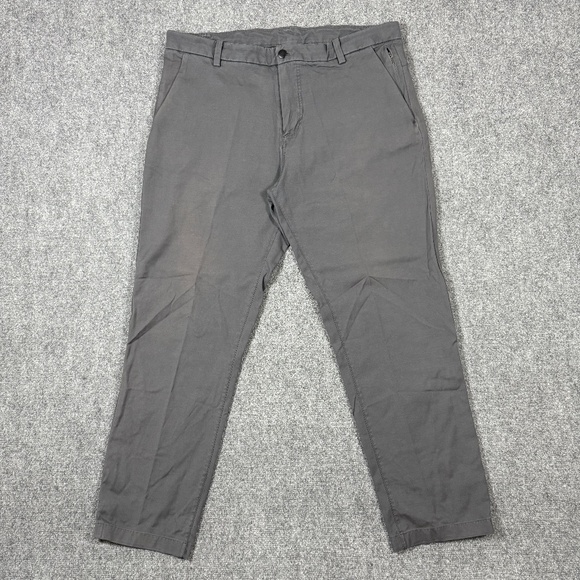 Lululemon Pants Mens 38 Gray Commission Pants Classic 0602 - Picture 1 of 9